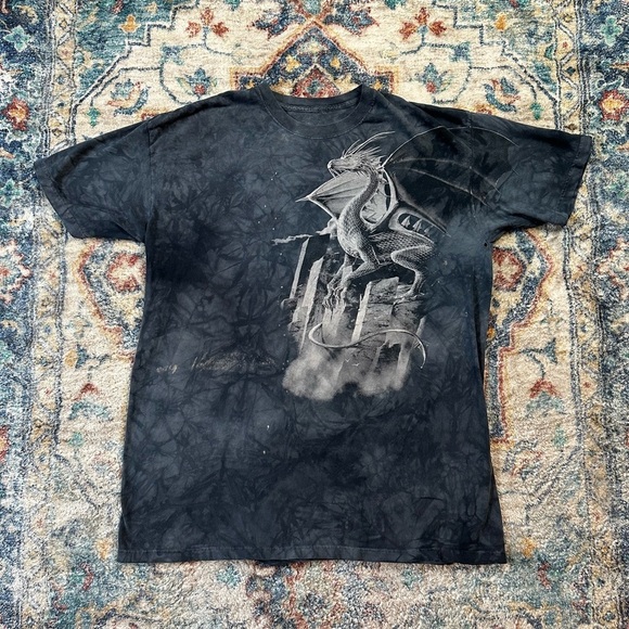 Vintage Other - Vintage Dragon Faded T-shirt Size XL